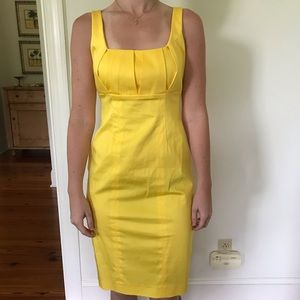 Calvin Klein Yellow Midi Dress